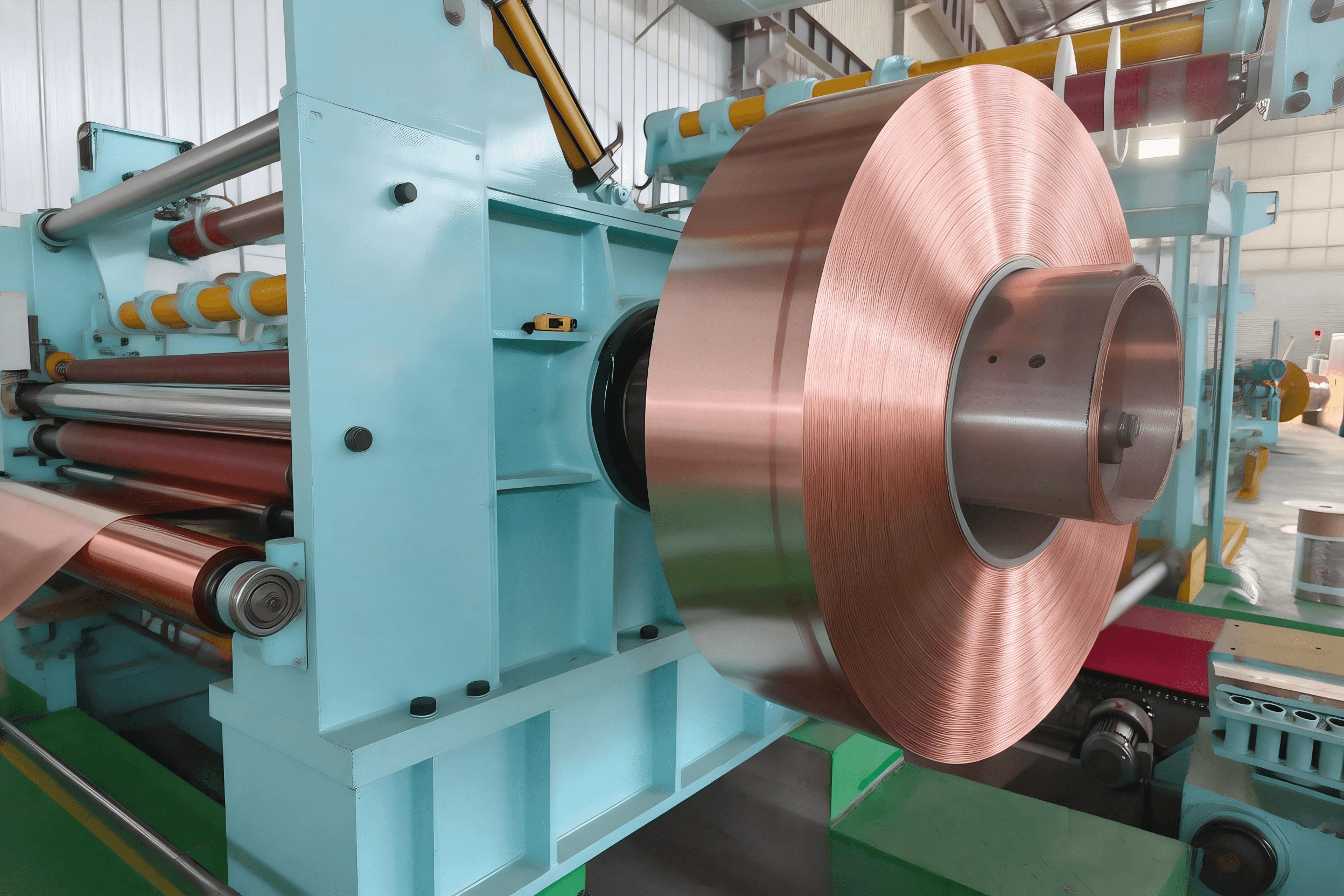 Copper foil for transformer winding