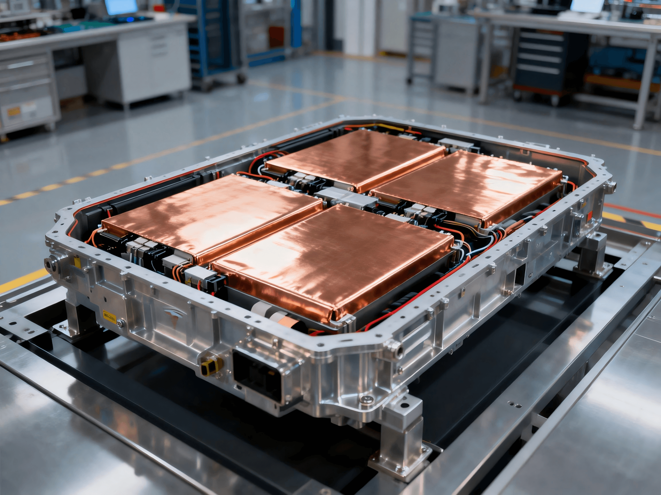 Copper foil for lithium-ion battery electrodes